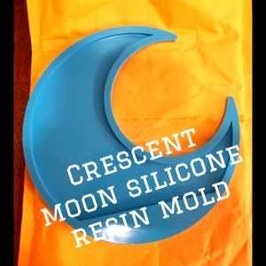 NEW SILICONE MOLD- Crescent moon